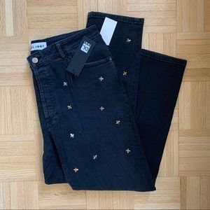 DL1961 Studded Black Jean